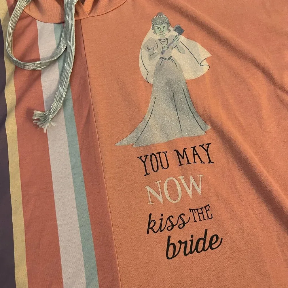 Disney Haunted Mansion Bride Hooded Shirt XL NWOT - Picture 2 of 6